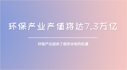 “大”環保挺進發展關鍵期 七大板塊將成重頭戲